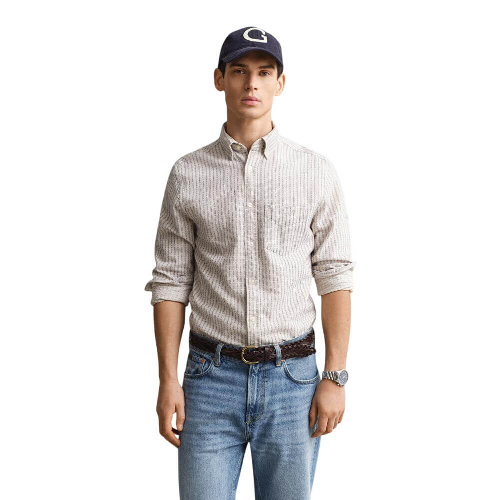 Gant Striped Linene Blend Shirt